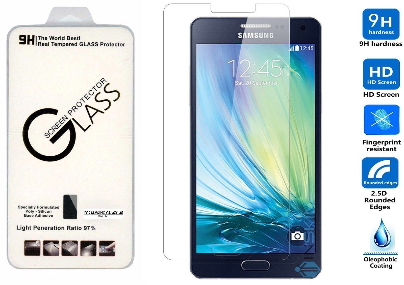 Tempered glass for Samsung A5 A5000