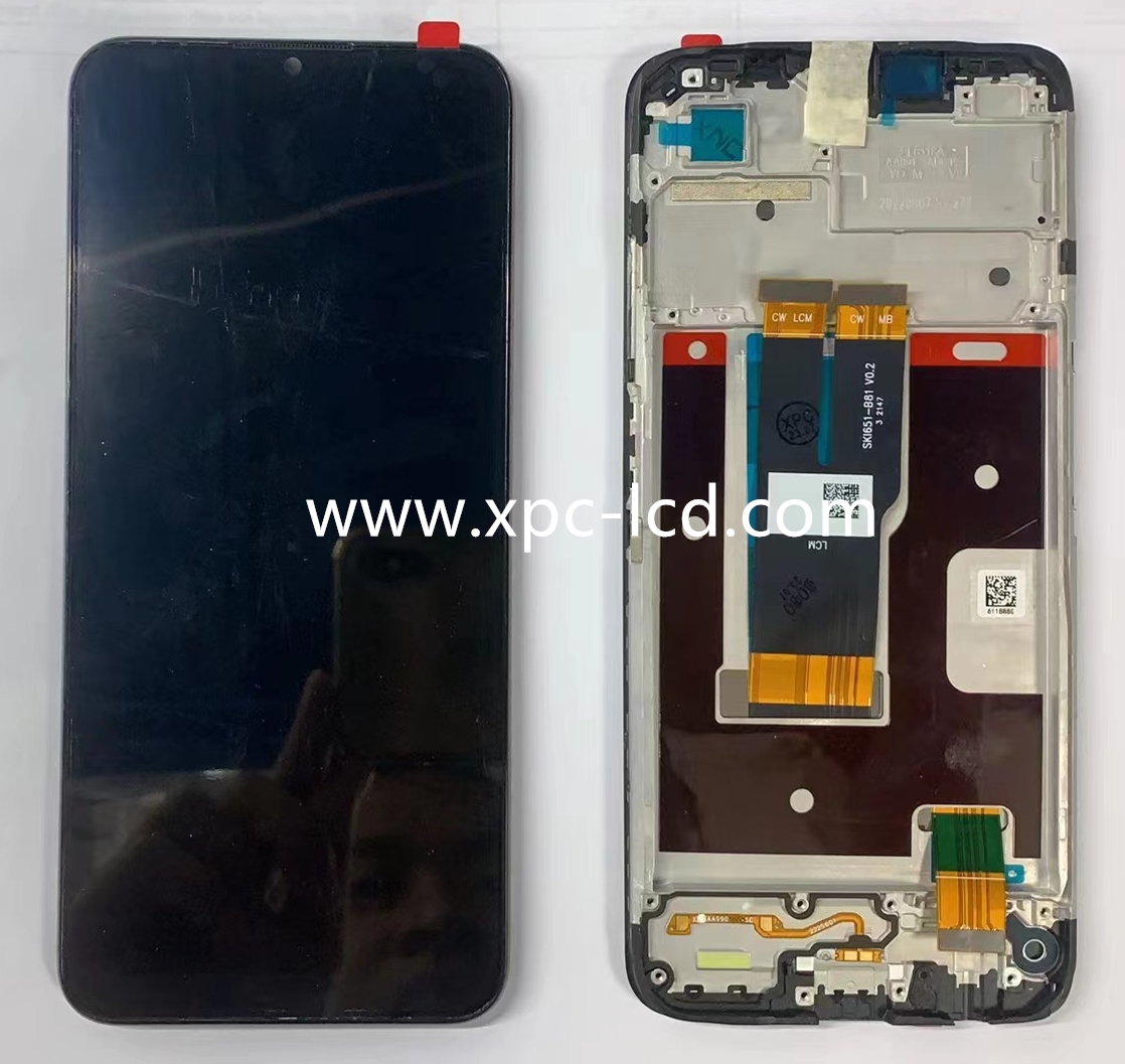 Best quality wholesale OPPO Realme C31 LCD and digitizer Black (with frame)