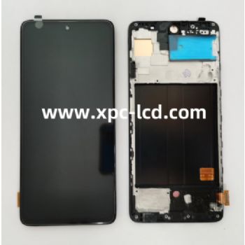 Replacement OLED screen for Samsung A51 OLED complete + frame Black